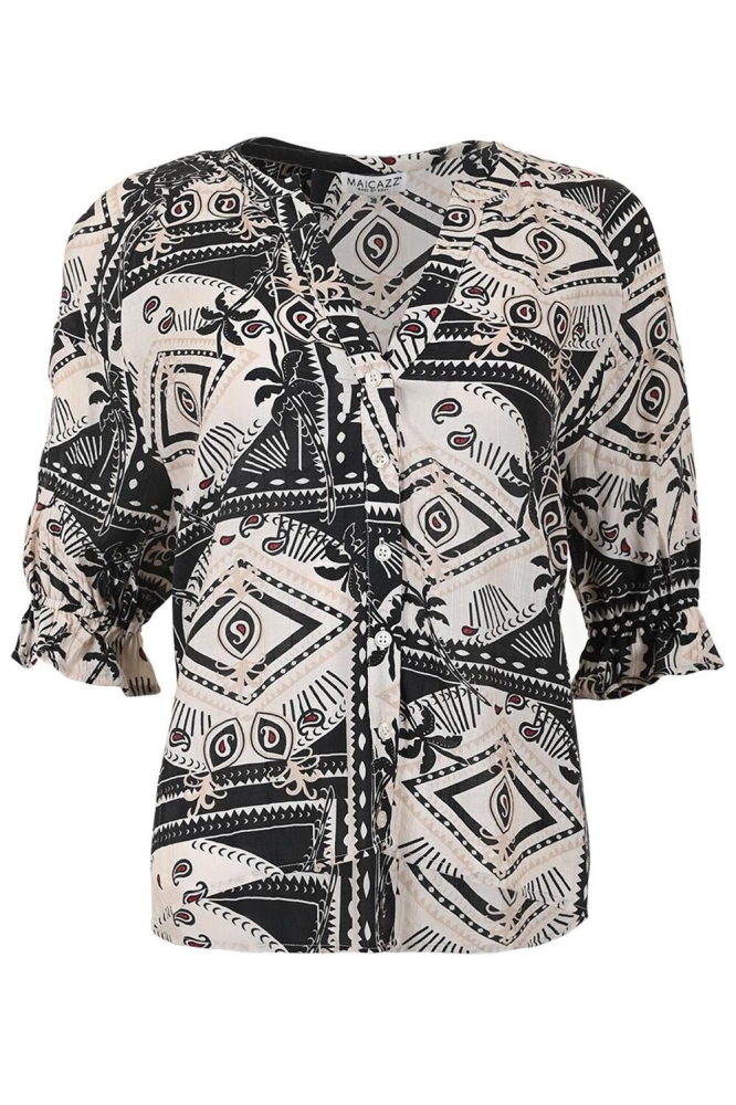 MANGOS BLOUSE SP25 20 311 SUMATRA